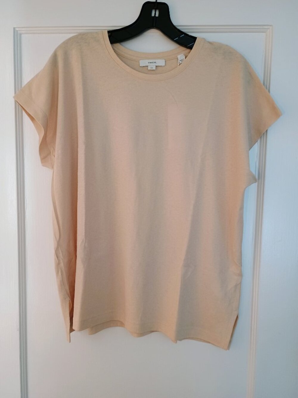 Vince Linen-Cotton Blend T-shirt - NWT - Size L